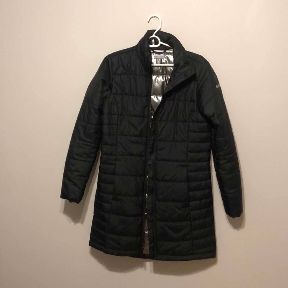 Columbia Omni-Heat long winter coat with down
